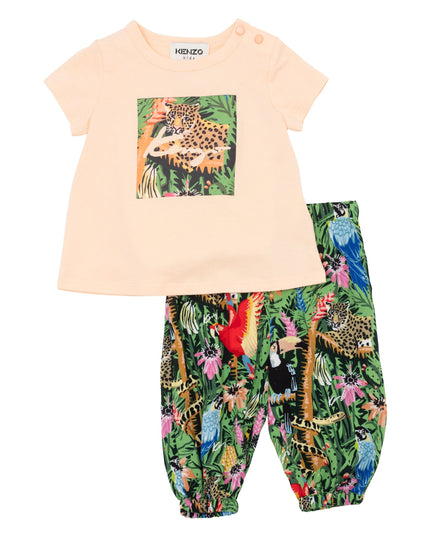 Kenzo-BG-DARK GREY-T-SHIRT + PANT SET-K08035-65