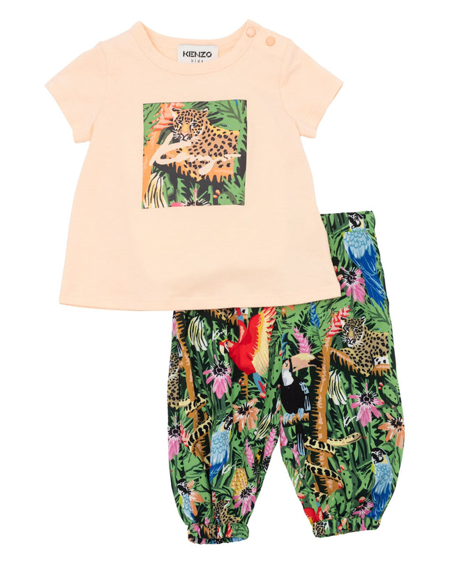 Kenzo-BG-DARK GREY-T-SHIRT + PANT SET-K08035-65