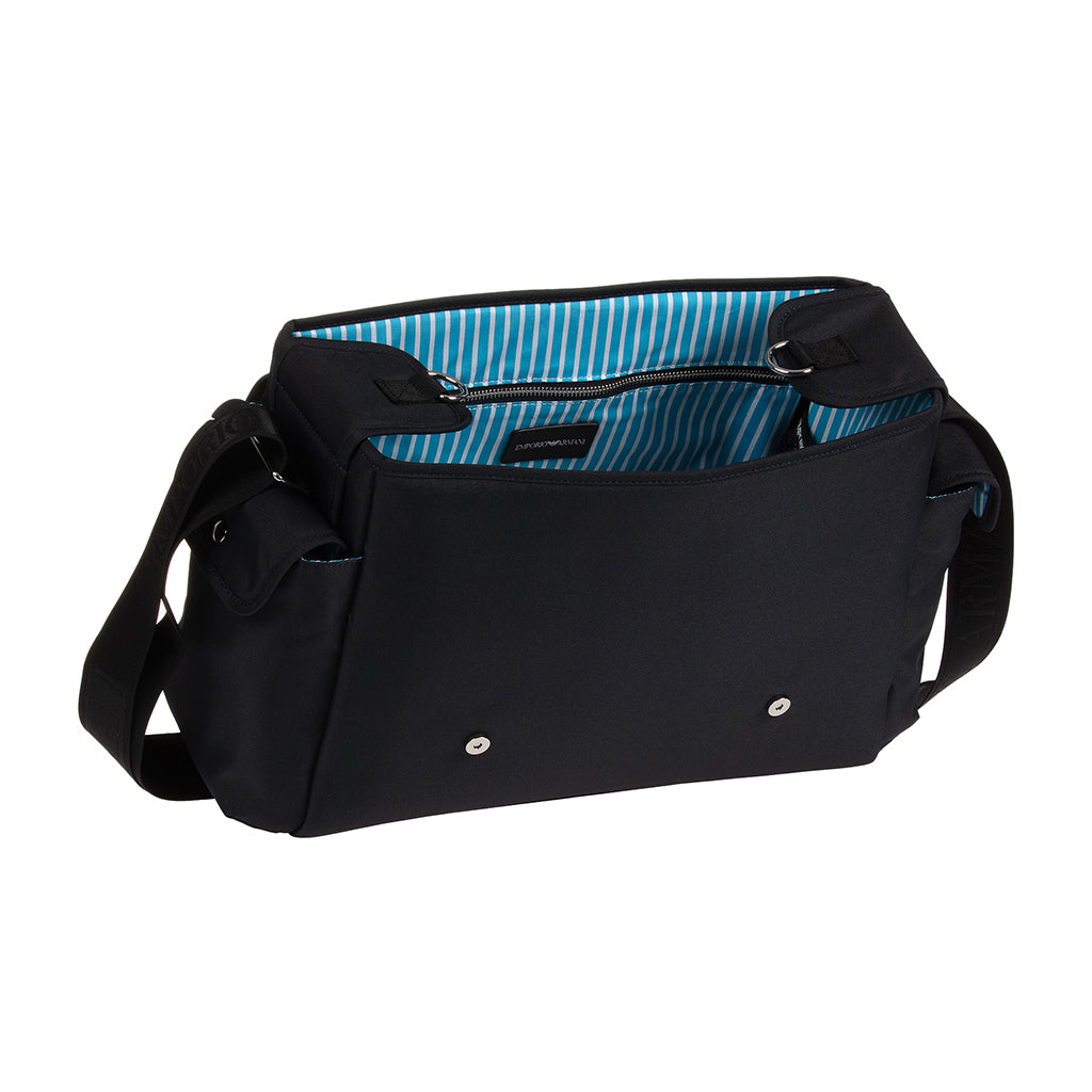 armani-Navy Blue Diaper Bag-402151-2r578-00035