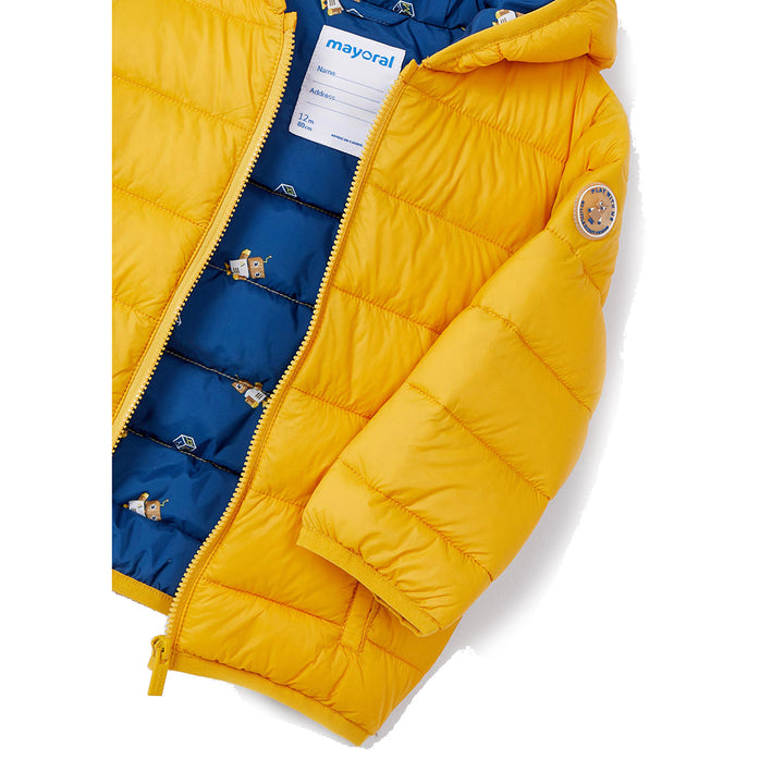 Yellow Quilt Padded Coat