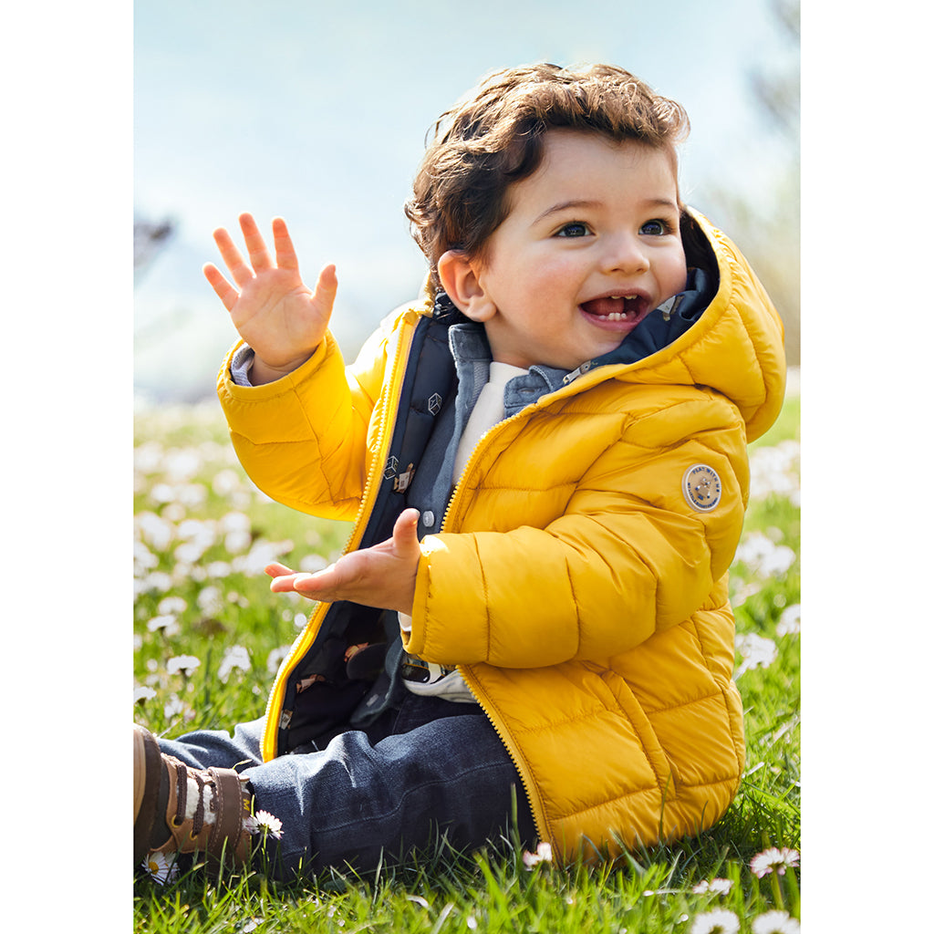 Yellow Quilt Padded Coat
