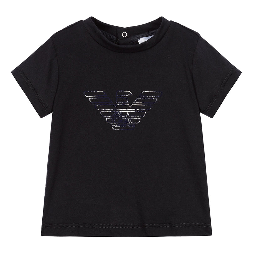 armani-Navy Logo T-Shirt-3lhtfm-1jpzz-09e7