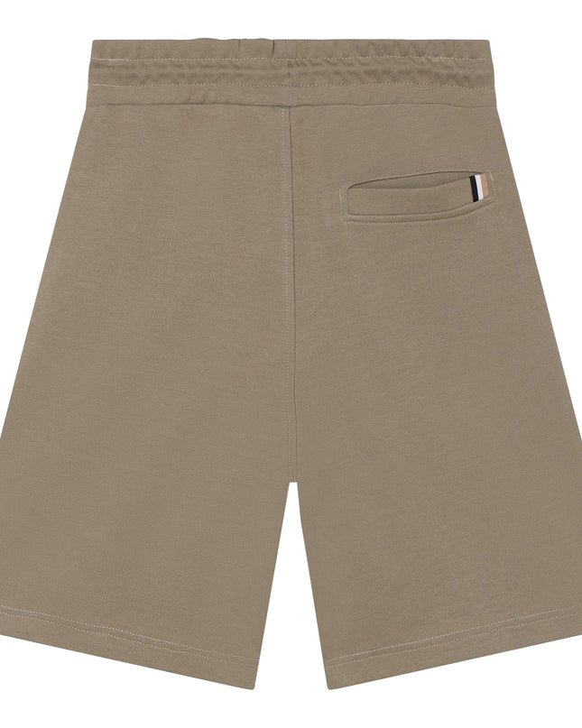 boss-j24857-279-Khaki Green Cotton Shorts