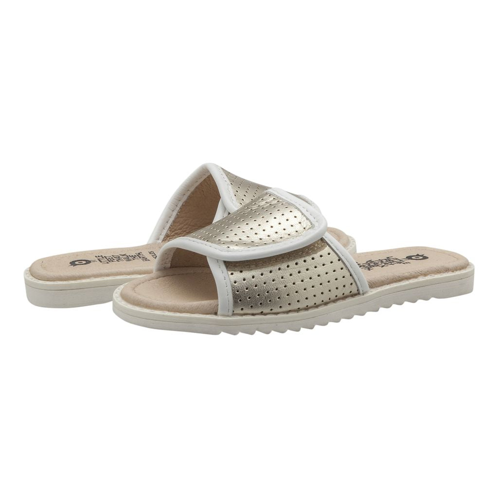 Gold Sporty Slides kids atelier