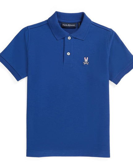 psycho-bunny-b0k001x1pc-Blue Logo Polo