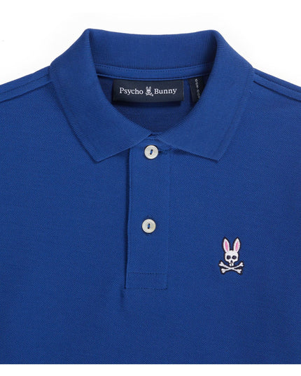 psycho-bunny-b0k001x1pc-Blue Logo Polo