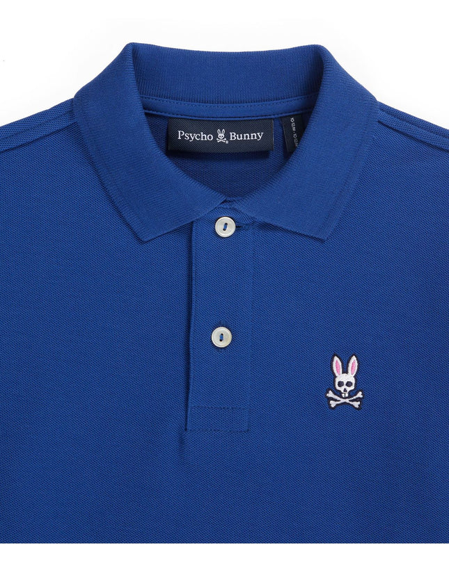 psycho-bunny-b0k001x1pc-Blue Logo Polo