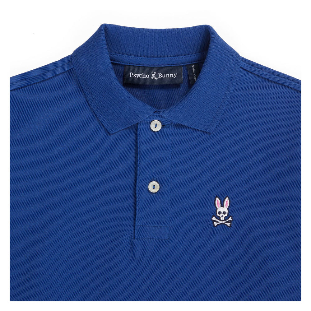 psycho-bunny-b0k001x1pc-Blue Logo Polo