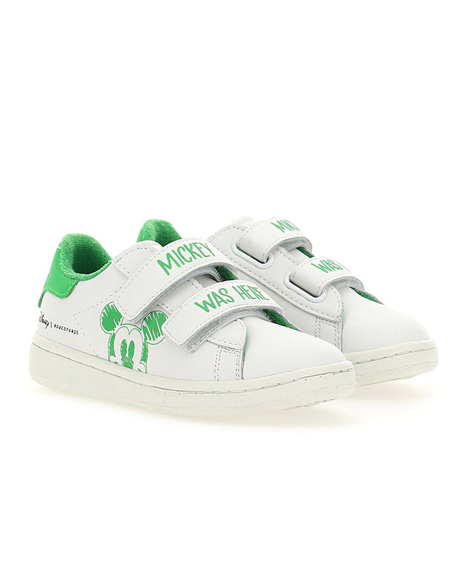 kids-atelier-moa-kid-baby-boy-green-trim-mickey-velcro-sneakers-mdk709