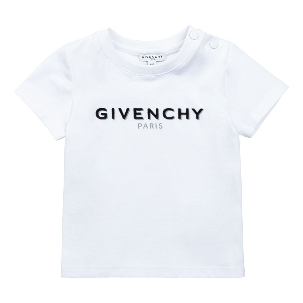 givenchy-White T-Shirt-h05195-10b