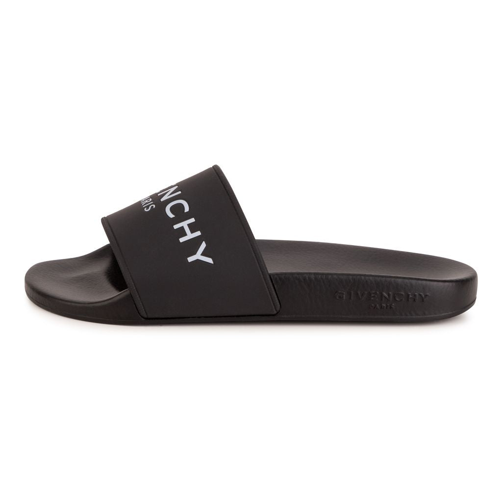White and top black givenchy slides