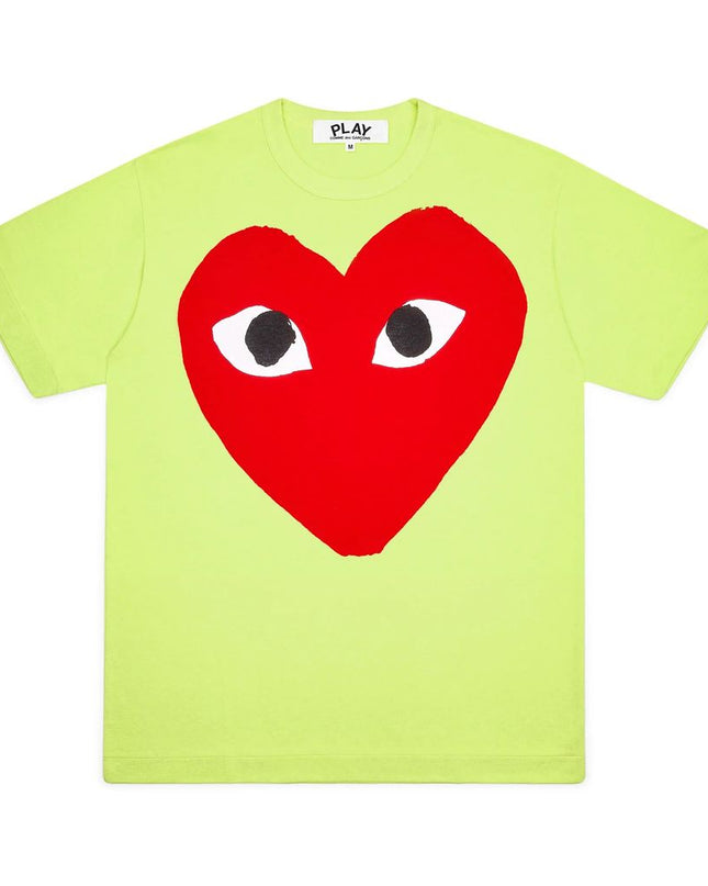 comme-des-garcons-Green Heart T-Shirt-az-t273-051-2