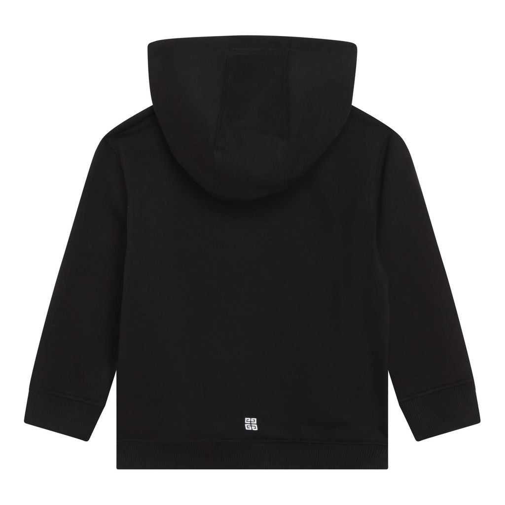 givenchy-h25363-09b-Black Logo Hoodie