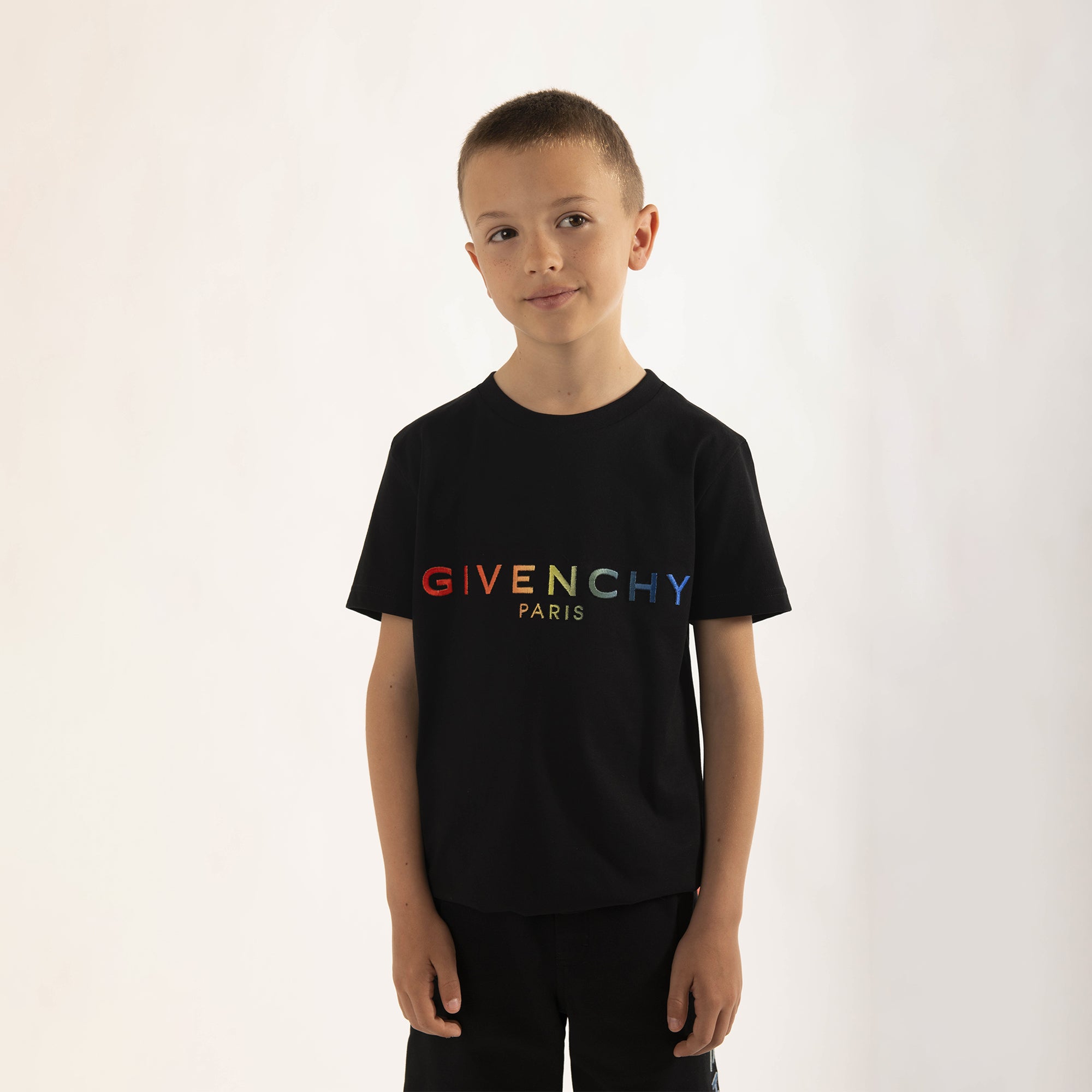 Black Logo T Shirt kids atelier