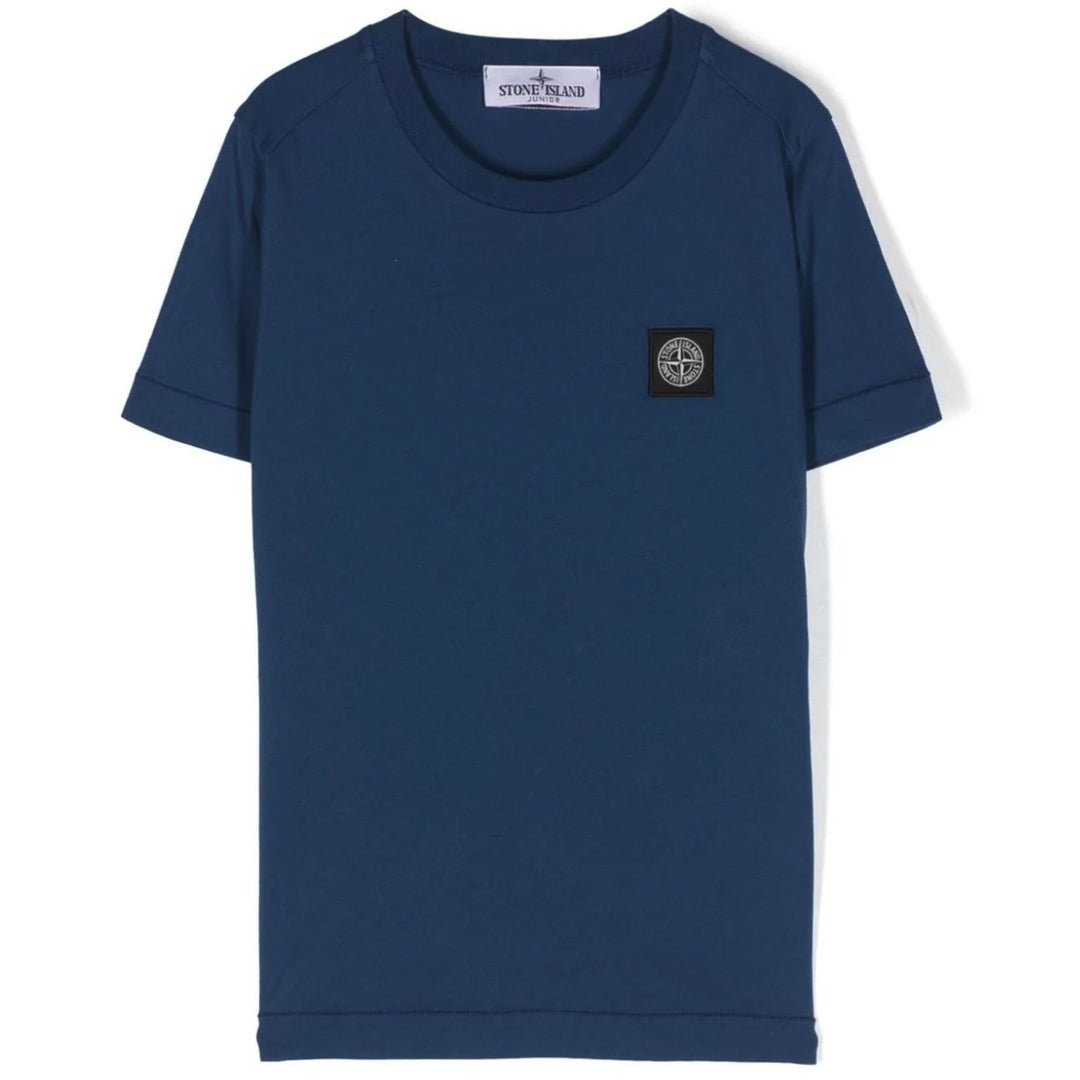 stone-island-Bright Blue Logo T-Shirt-791620147-v0022
