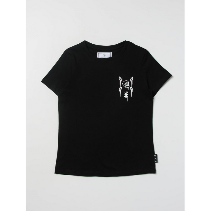 philipp-plein-Black Logo T-Shirt-2nm00d-laa26-60100