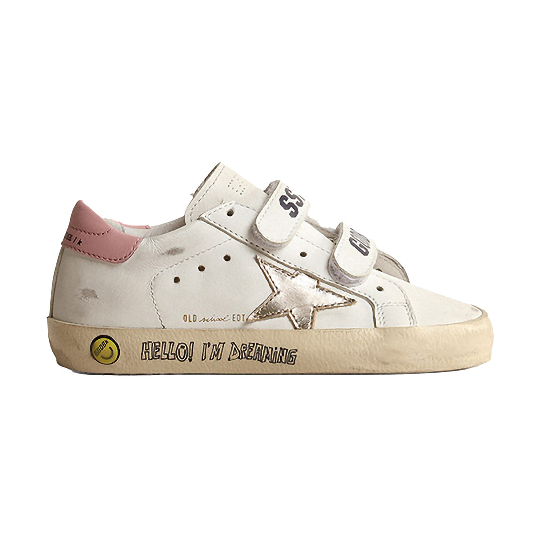 White Velcro Sneakers 26 / White by Kids Atelier