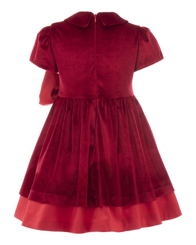kids-atelier-tulleen-kid-baby-girl-red-velvet-bow-jersey-dress-th-2101-red
