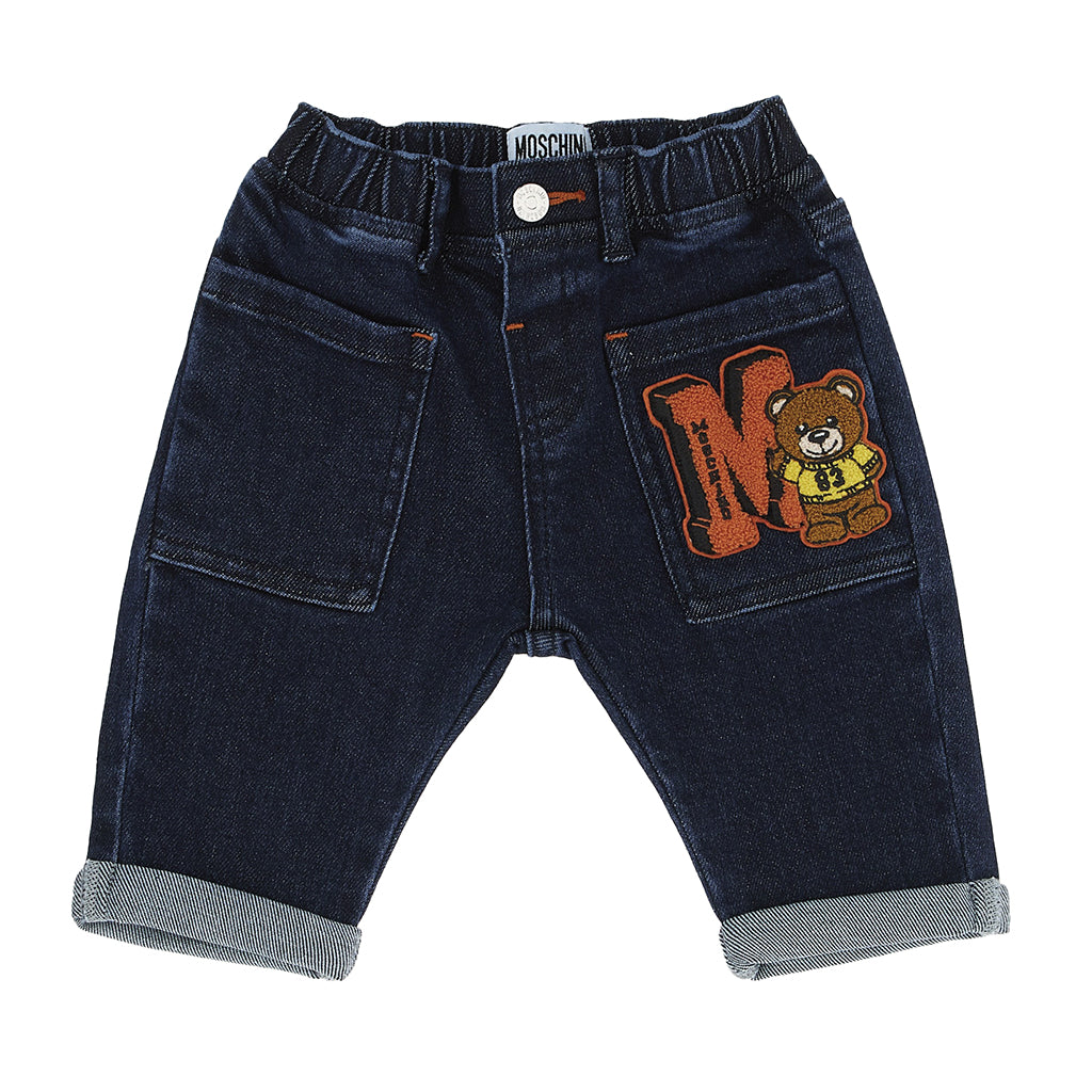 moschino-Blue Denim Shorts-mup044-lxe31-40290