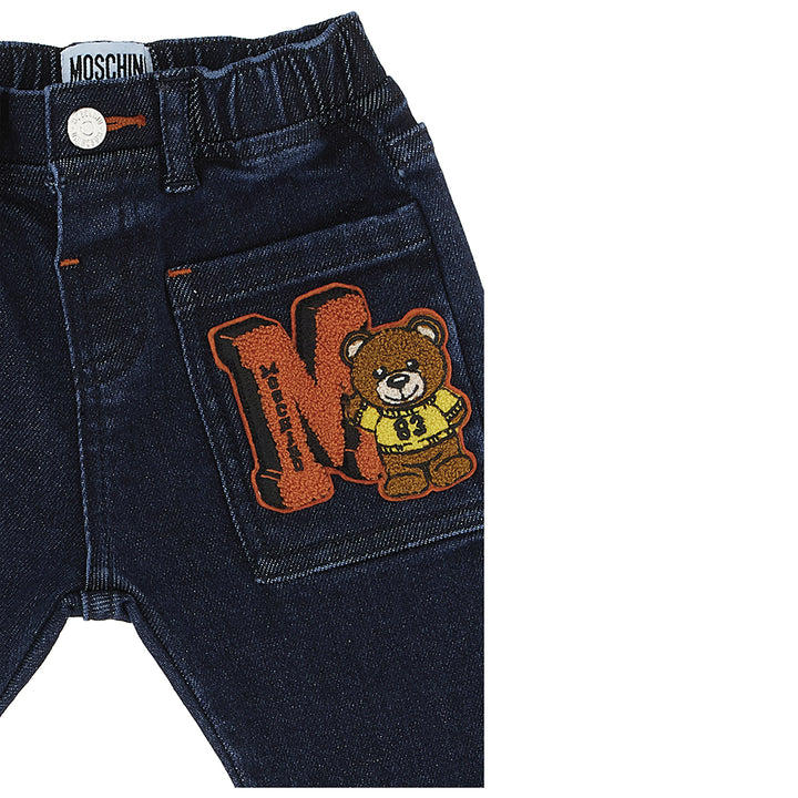 moschino-Blue Denim Shorts-mup044-lxe31-40290