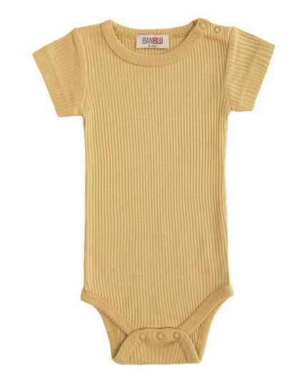 banblu-Yellow SS baby-boy-girl-Modal Bodysuit-51177