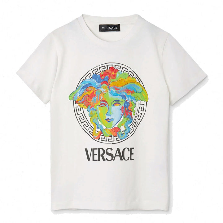 versace-White Medusa T-Shirt-1000129-1a03915-2w07