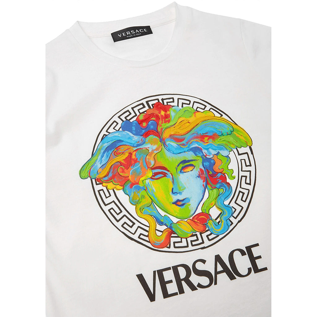 versace-White Medusa T-Shirt-1000129-1a03915-2w07