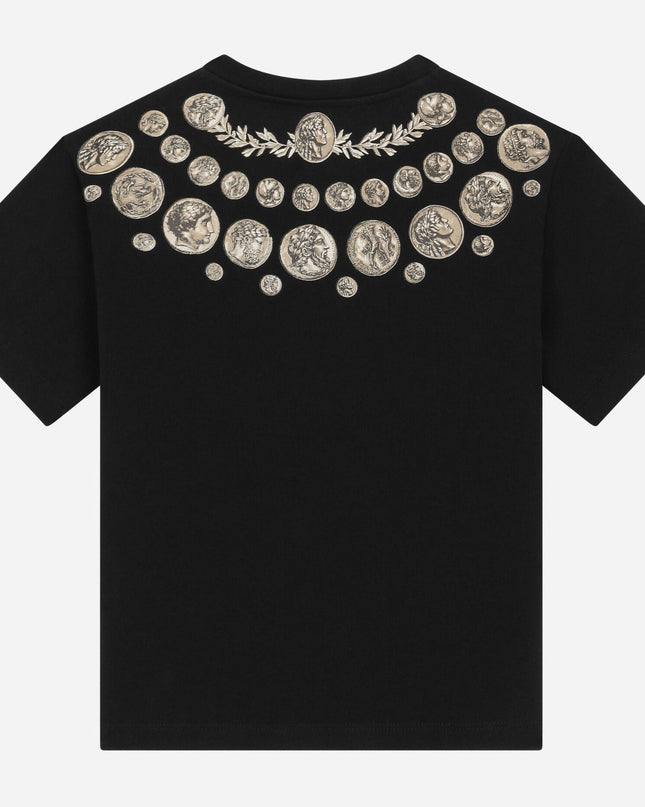 dg-Black Multi Coin Print T-Shirt-l4jtey-g7j8h-hn4rg