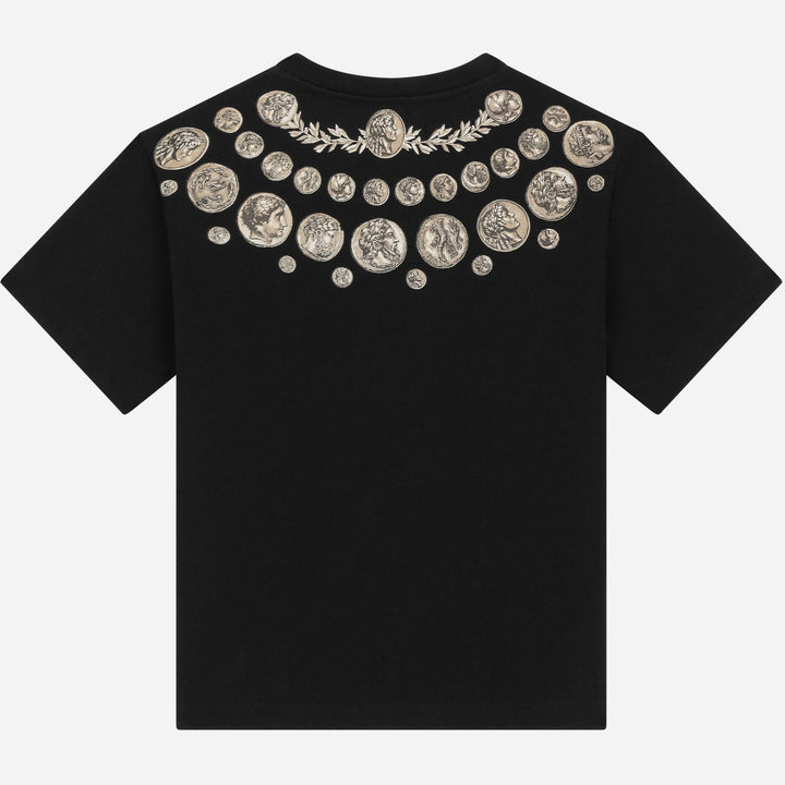 dg-Black Multi Coin Print T-Shirt-l4jtey-g7j8h-hn4rg