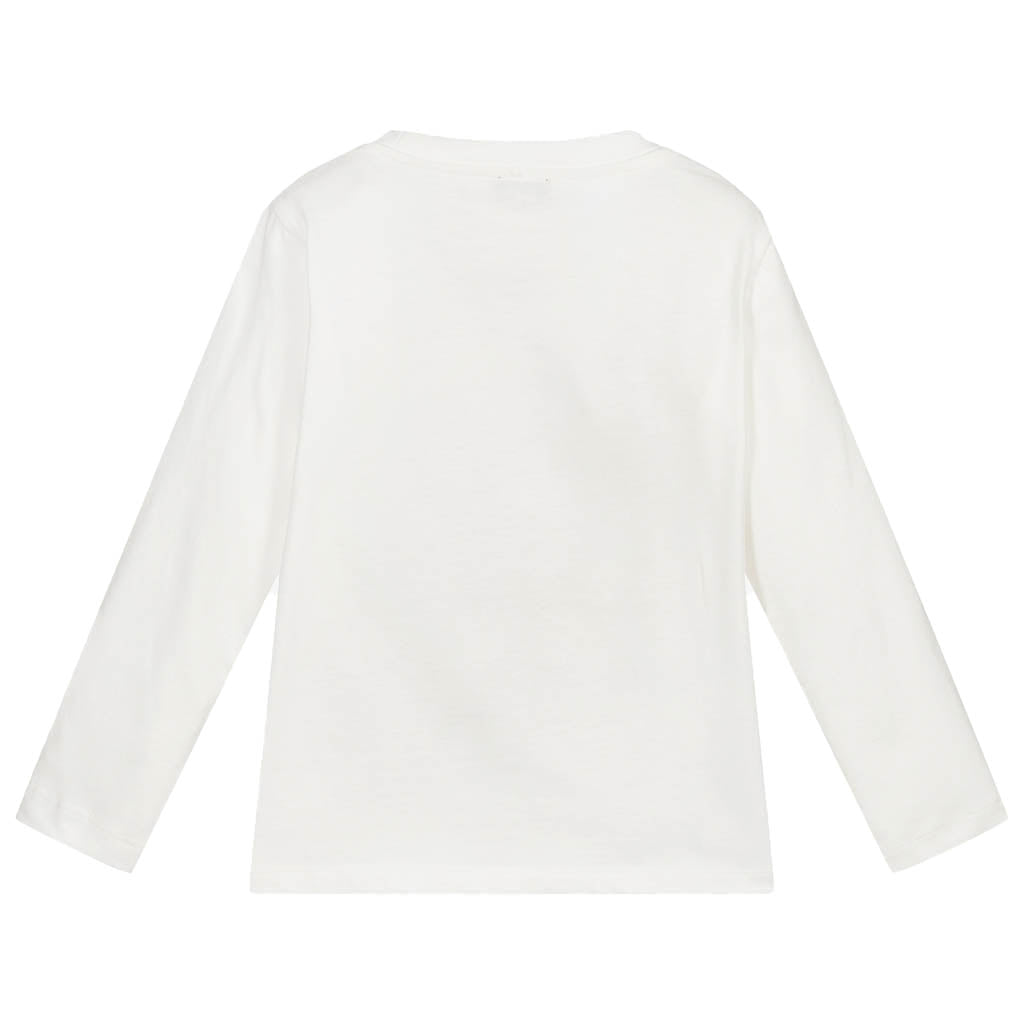 Il Gufo crew-neck cotton jumper - White