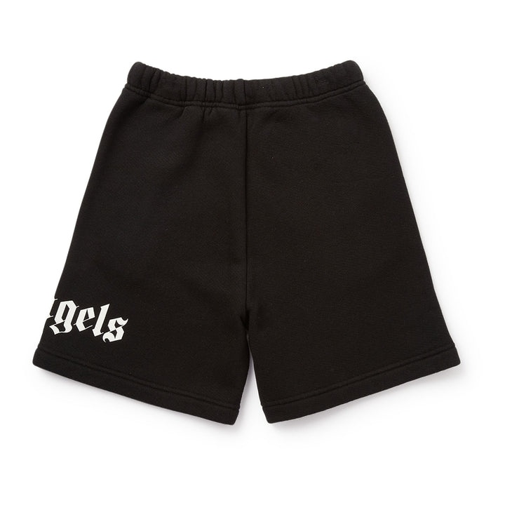 palm-angels-pbci002c99fle0011001-Black Cotton Logo Shorts