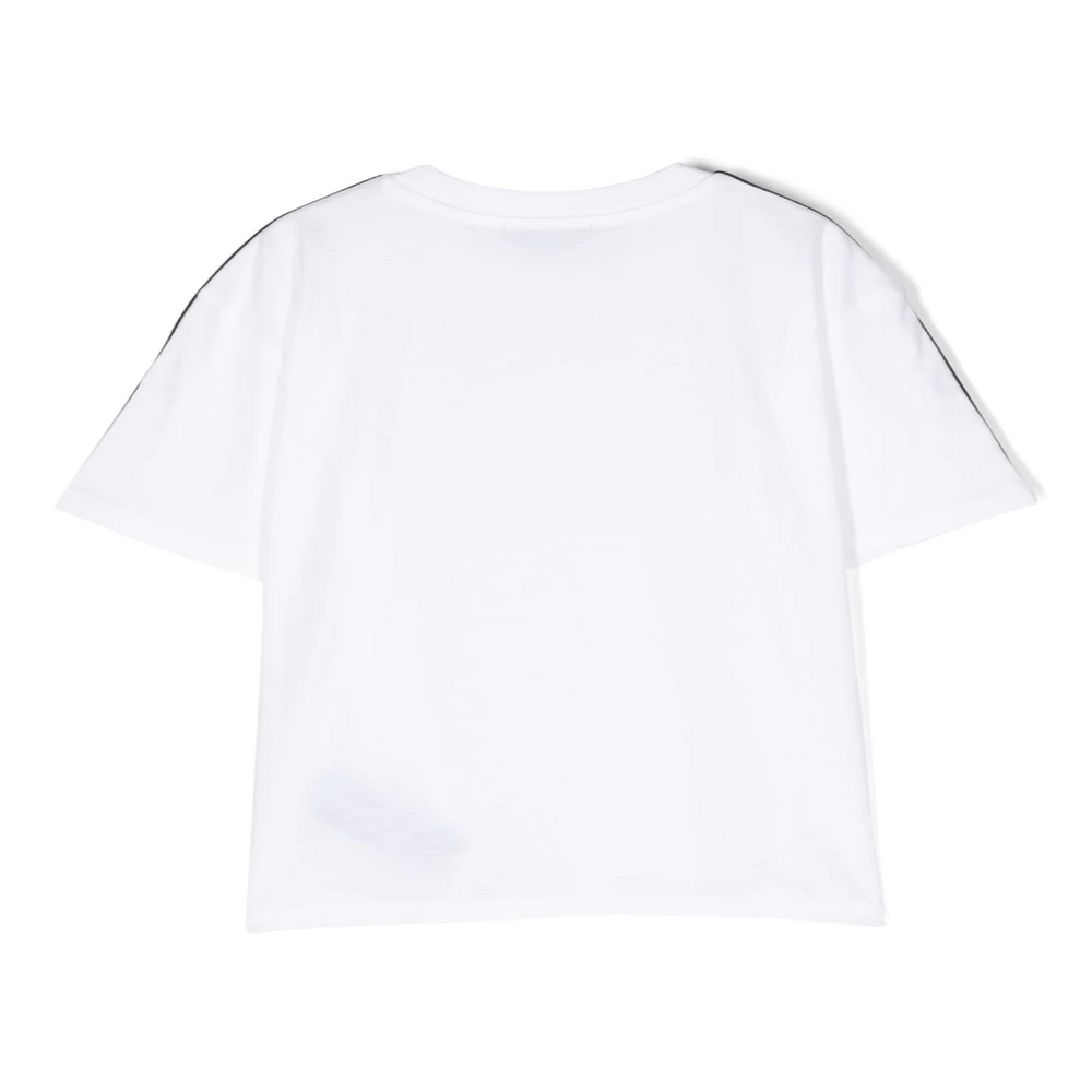 balmain-White T-Shirt-bs8q51-z0057-100