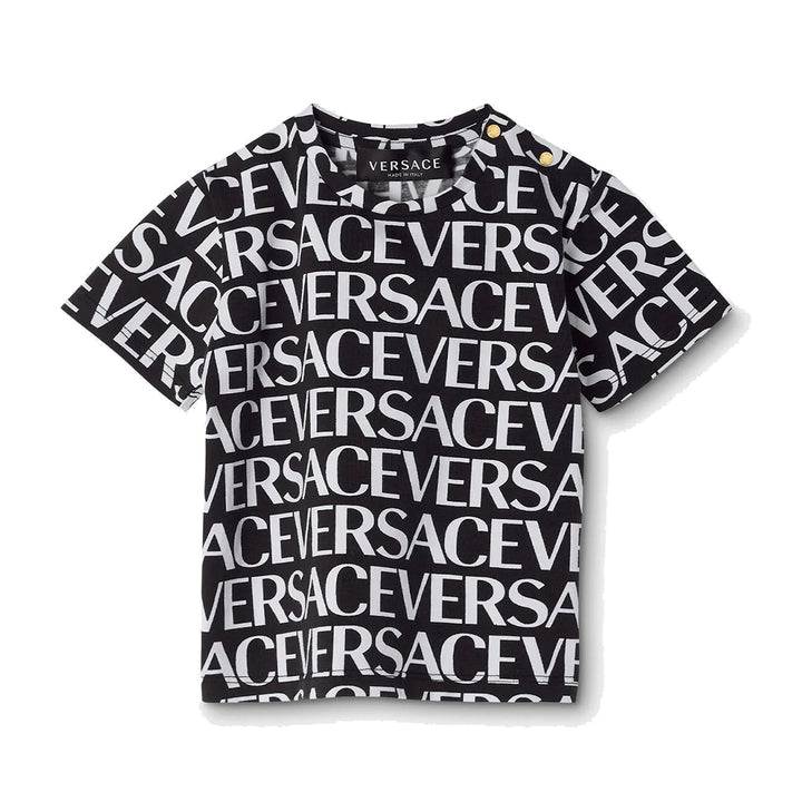 versace-Black & White T-Shirt-1000102-1a05207-5b040