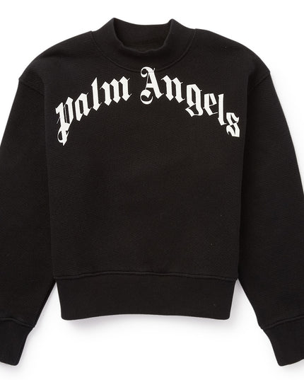 Black Logo Print Sweatshirt