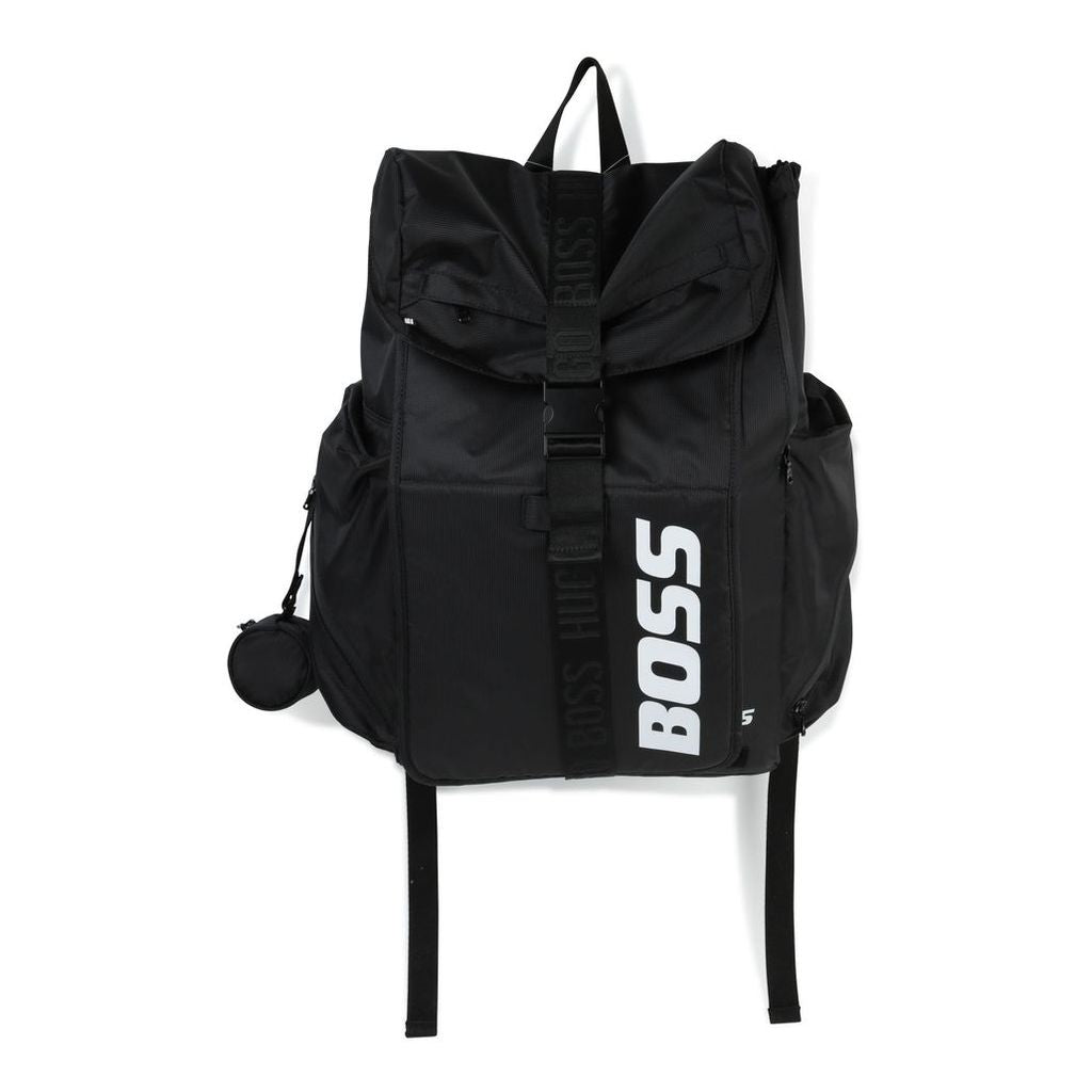 kids-atelier-boss-kids-children-boys-girls-black-side-logo-backpack-j90161-09b