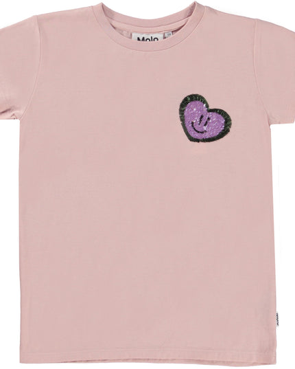molo-Pink Ranva T-Shirt-2w23a208-3313
