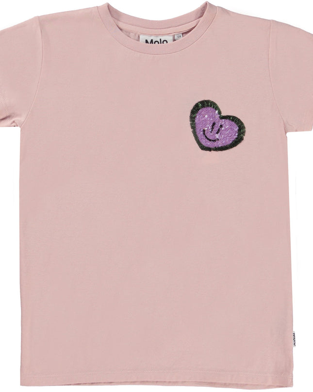 molo-Pink Ranva T-Shirt-2w23a208-3313