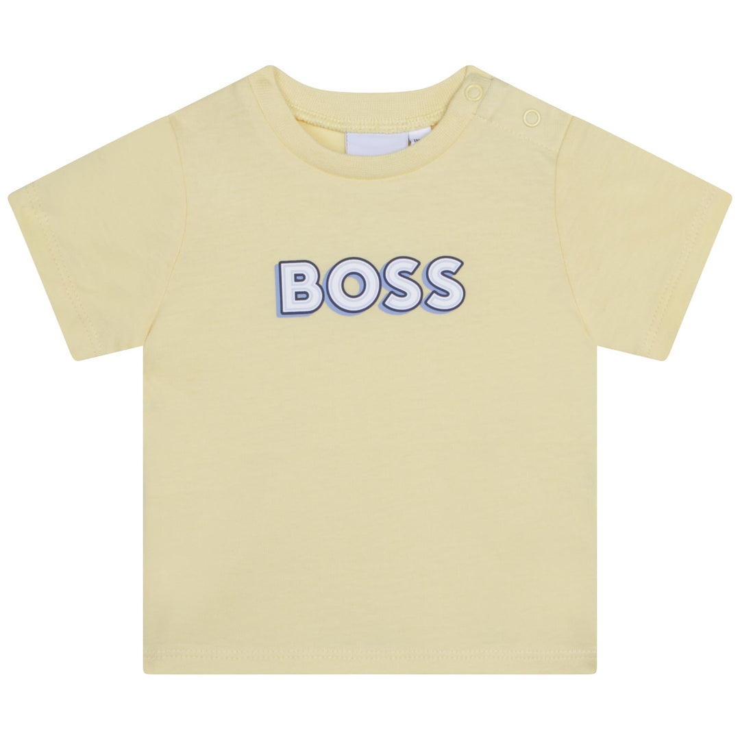 boss-j95357-528-nb-Yellow Logo T-Shirt