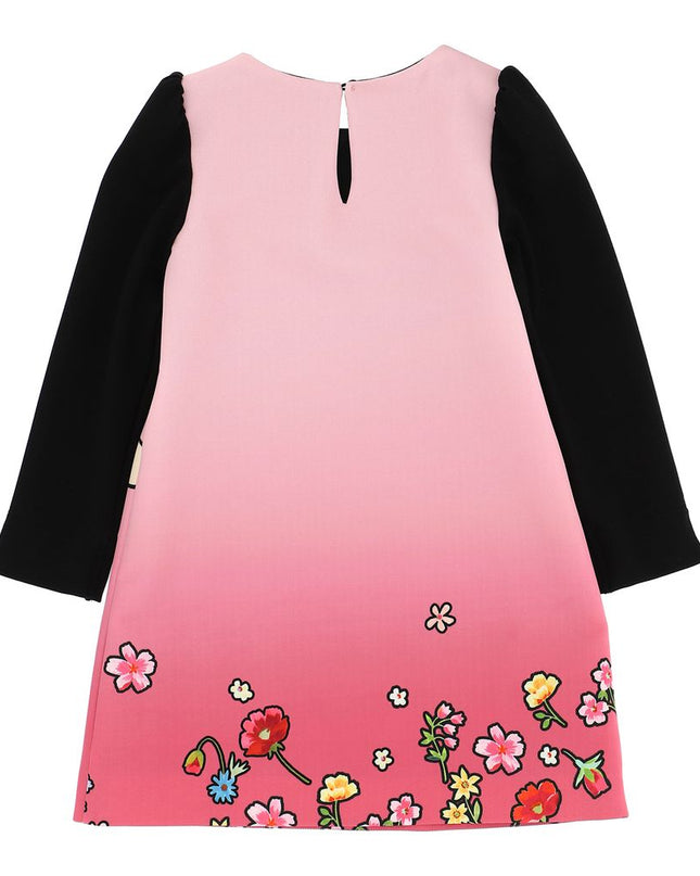 monnalisa-Powerpuff Girl Pink & Black Dress-118924-8306-0095