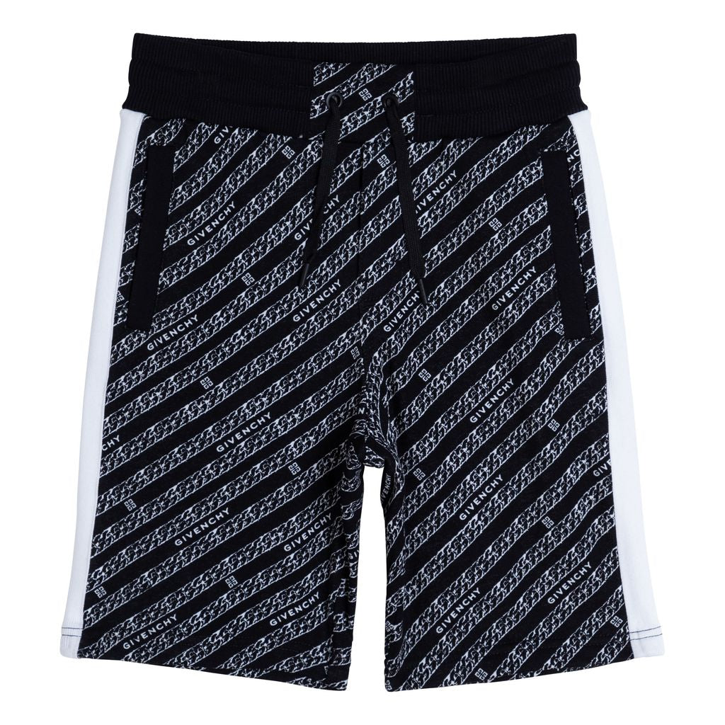 givenchy-Black Bermuda Shorts-h24136-m41