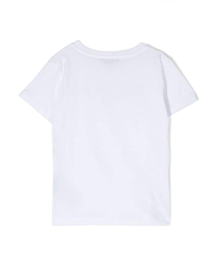 balmain-White Logo T-Shirt-bs8b31-z0082-100or