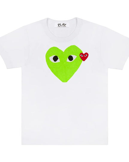 comme-des-garcon-White Hearts T-Shirt-az-t105-051-3