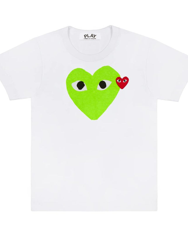 comme-des-garcon-White Hearts T-Shirt-az-t105-051-3