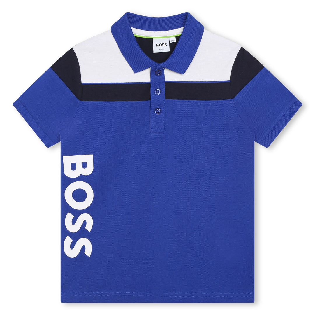boss-j25o32-79b-Blue Logo Polo