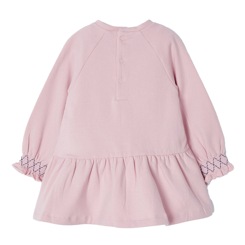 Pink Cool Girl Graphic Fleece Dress
