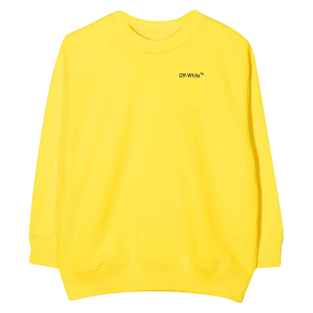 Yellow Monster Arrow Crew-neck Sweatshirt