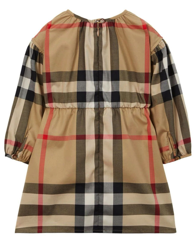 burberry-8069278-Beige Check Dress-126551-a7028