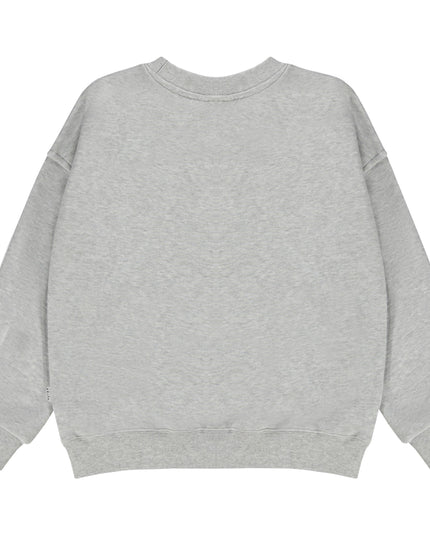 molo-Gray Maxi Sweatshirt-2w23j210-3300