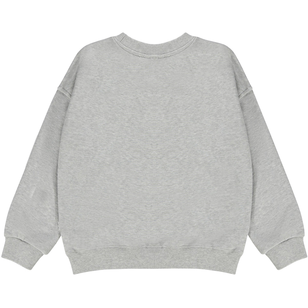 molo-Gray Maxi Sweatshirt-2w23j210-3300