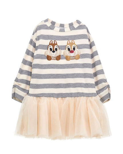 monnalisa-Multicolor Chipmunks Dress-110908-0217-0132_kids atelier